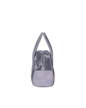 Load image into Gallery viewer, Ash Lilac Lace Perforated Half Moon Mini Bag
