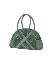 Load image into Gallery viewer, Cedar Lace Perforated Half Moon Mini Bag
