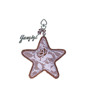 Load image into Gallery viewer, Blush Rosa Star Bag Charm
