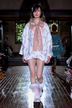 Load image into Gallery viewer, Mint Rosa Lace Bow Blouson Dress
