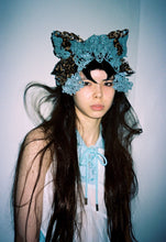 Load image into Gallery viewer, Alcantara Leopard Feline Laser Love Headpiece
