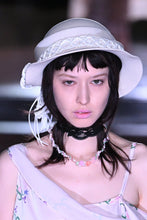 Load image into Gallery viewer, Ivory Wool Macramé Cloche
