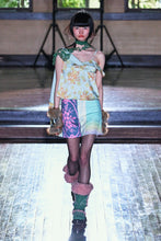 Load image into Gallery viewer, Pink Rosa Bead Print Mini Skirt
