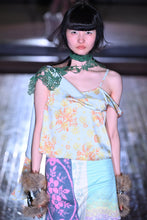Load image into Gallery viewer, Mint Rosa Heart Scroll Scarf Top
