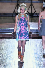 Load image into Gallery viewer, Navy Rosa Beaded Pinafore Dress
