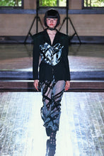 Load image into Gallery viewer, Flocked Lace Draped Skirt
