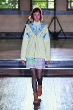 Load image into Gallery viewer, Mint Rosa Letter Paper Print Skirt
