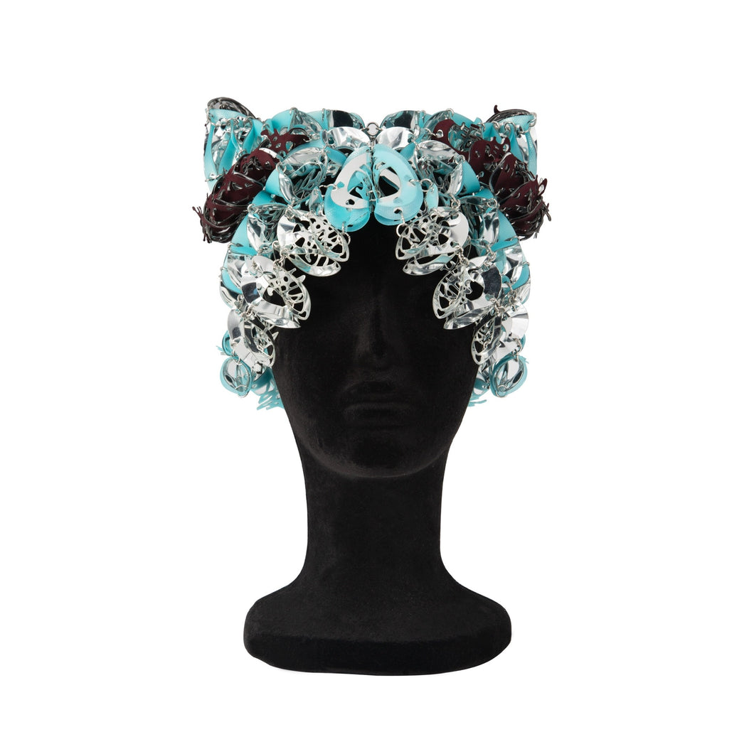 Aqua Feline Laser Love Headpiece