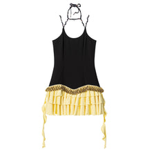 Load image into Gallery viewer, Mini Dress (Black/Yellow)
