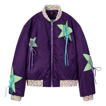 Load image into Gallery viewer, Star Bomber Jacket (Purple)
