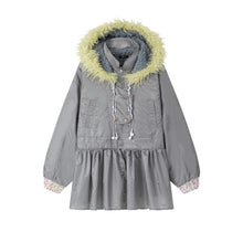 Load image into Gallery viewer, Skirted Parka (Grey)
