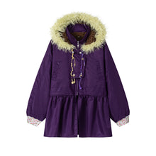 Load image into Gallery viewer, Skirted Parka (Purple)
