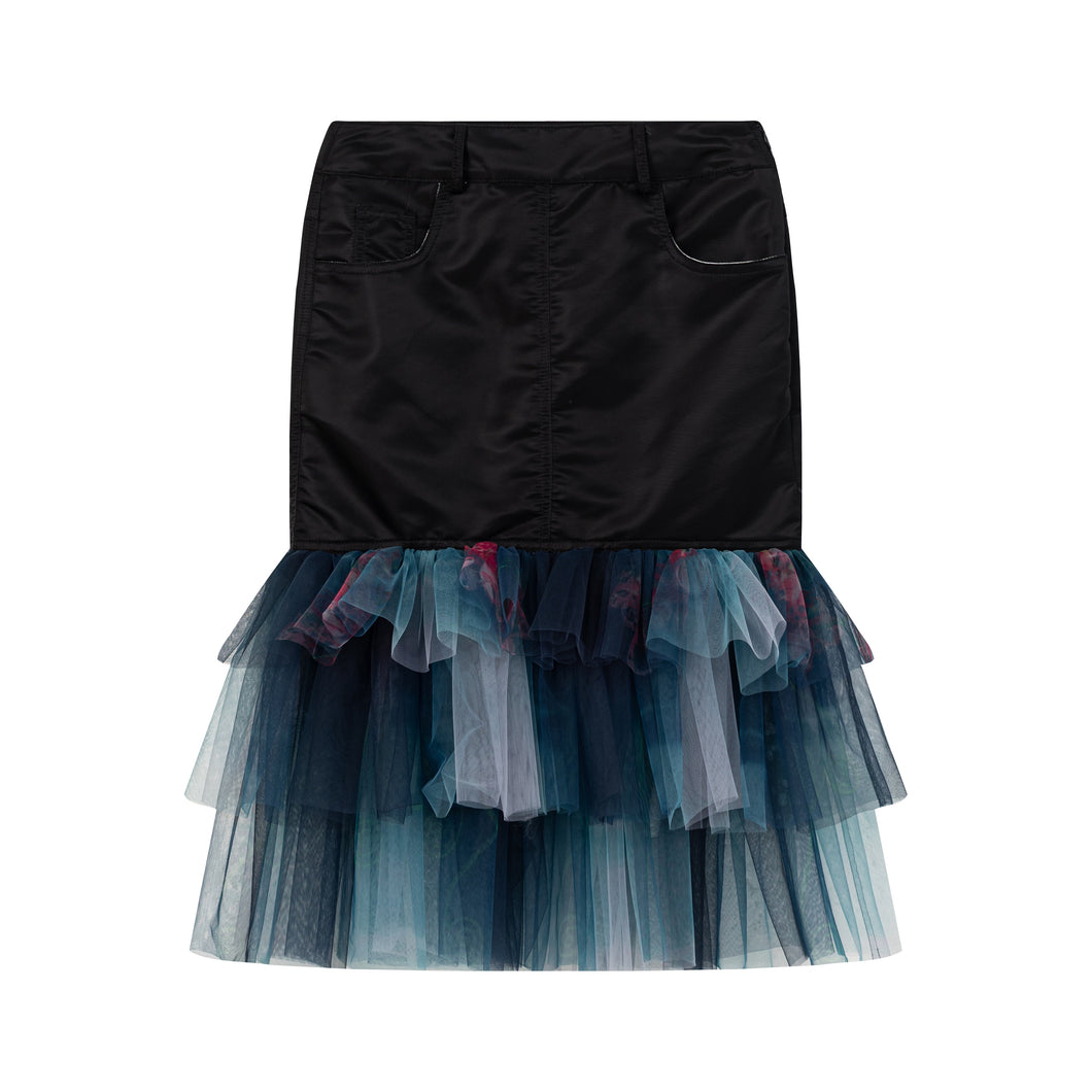 Tulle Bomber Skirt