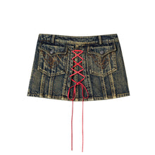 Load image into Gallery viewer, Denim Trucker Skirt
