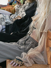 Load image into Gallery viewer, Feline Airbrush Sweat Jeans
