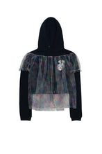 Load image into Gallery viewer, YUEQI QI X Ema Gaspar Curtain Hoodie
