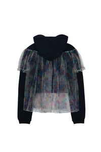 YUEQI QI X Ema Gaspar Curtain Hoodie