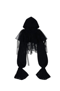 Poet Sleeves Lace Hood