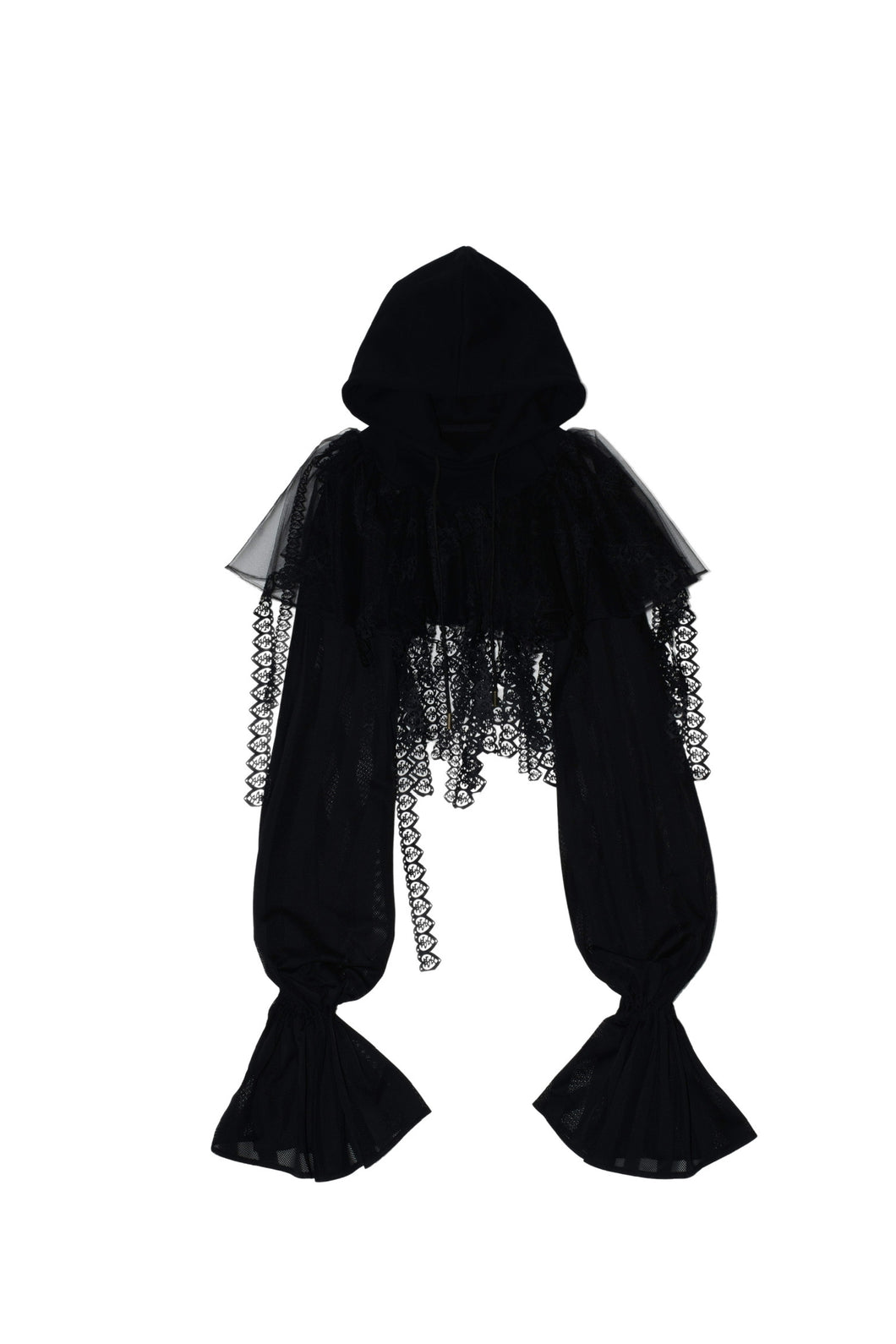Poet Sleeves Lace Hood