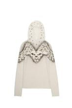 Load image into Gallery viewer, Feline Airbrush Knit Hood
