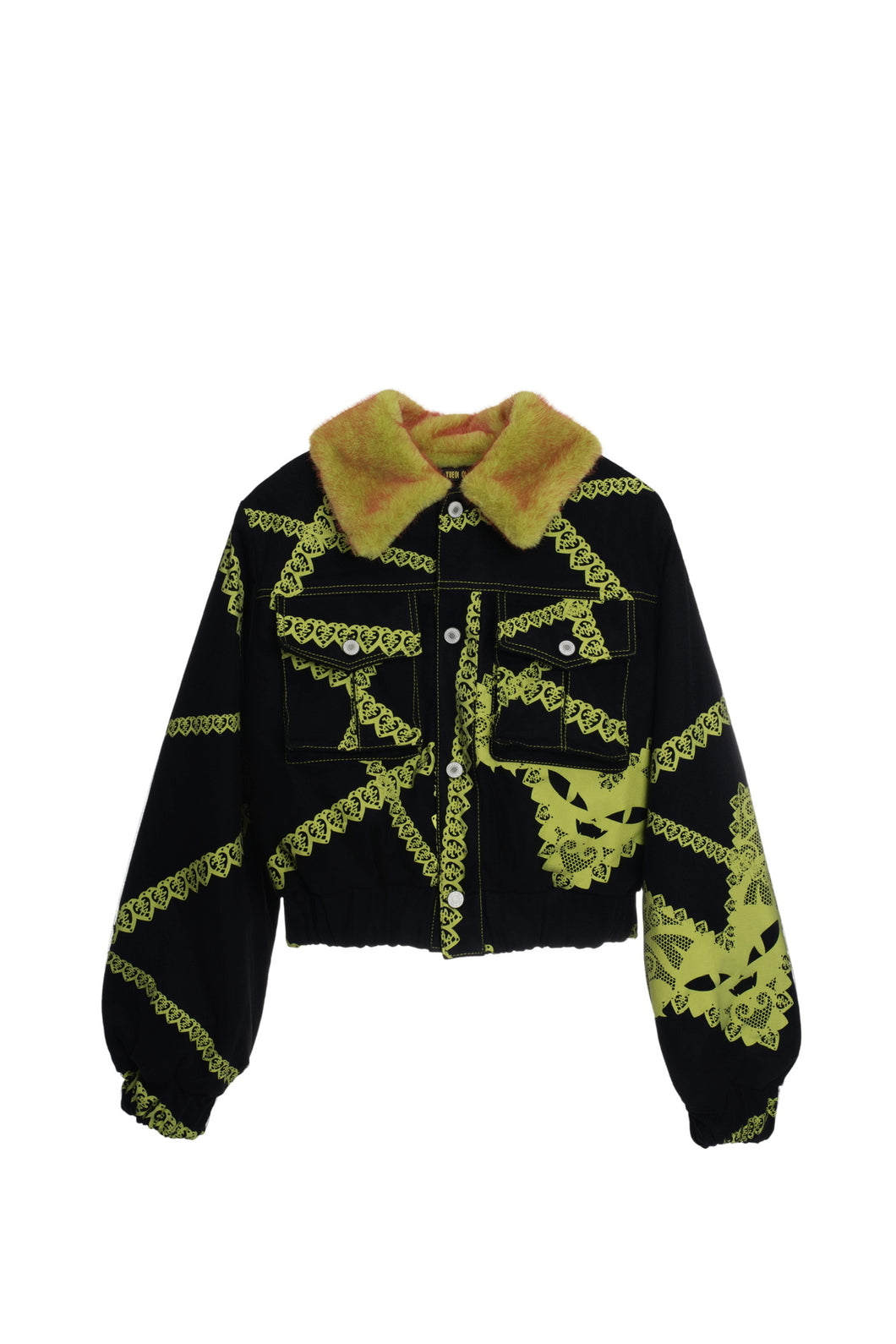 Feline Laser Love Denim Jacket