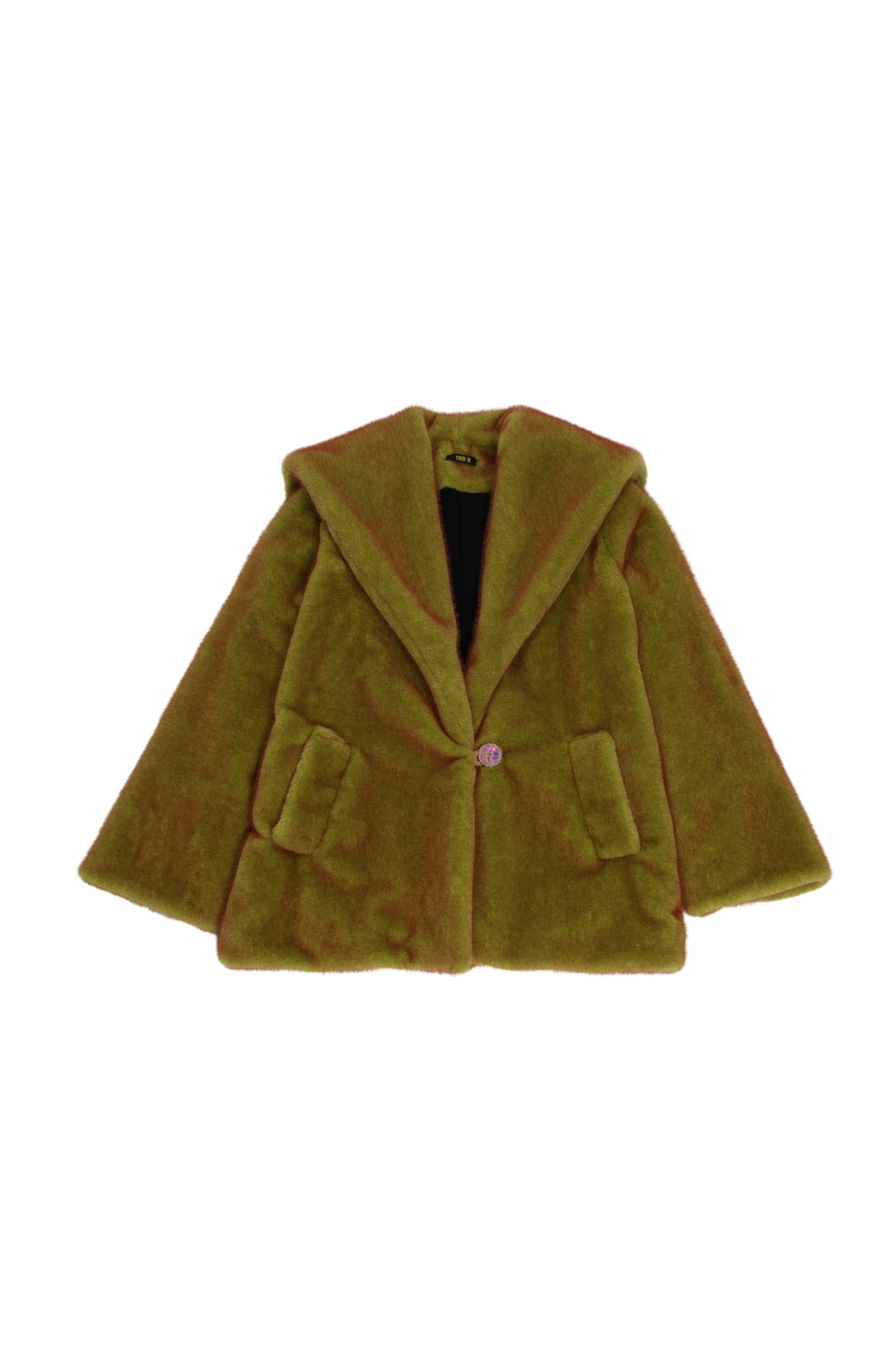 Kimono Faux Fur Coat