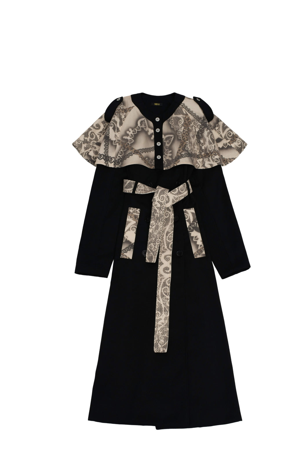 Baseball Cape Trench Coat