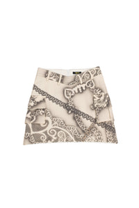 Feline Airbrush Pocket Skirt