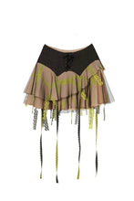 Load image into Gallery viewer, Garter Belt Laser Love Mini Skirt
