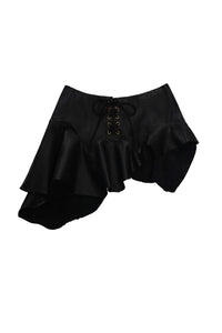 Garter Belt Leather Skirt