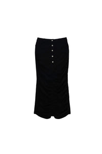 Black Curtain Skirt