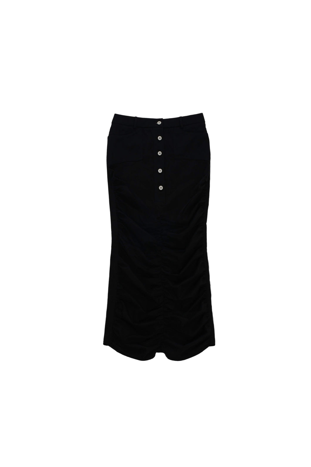 Black Curtain Skirt