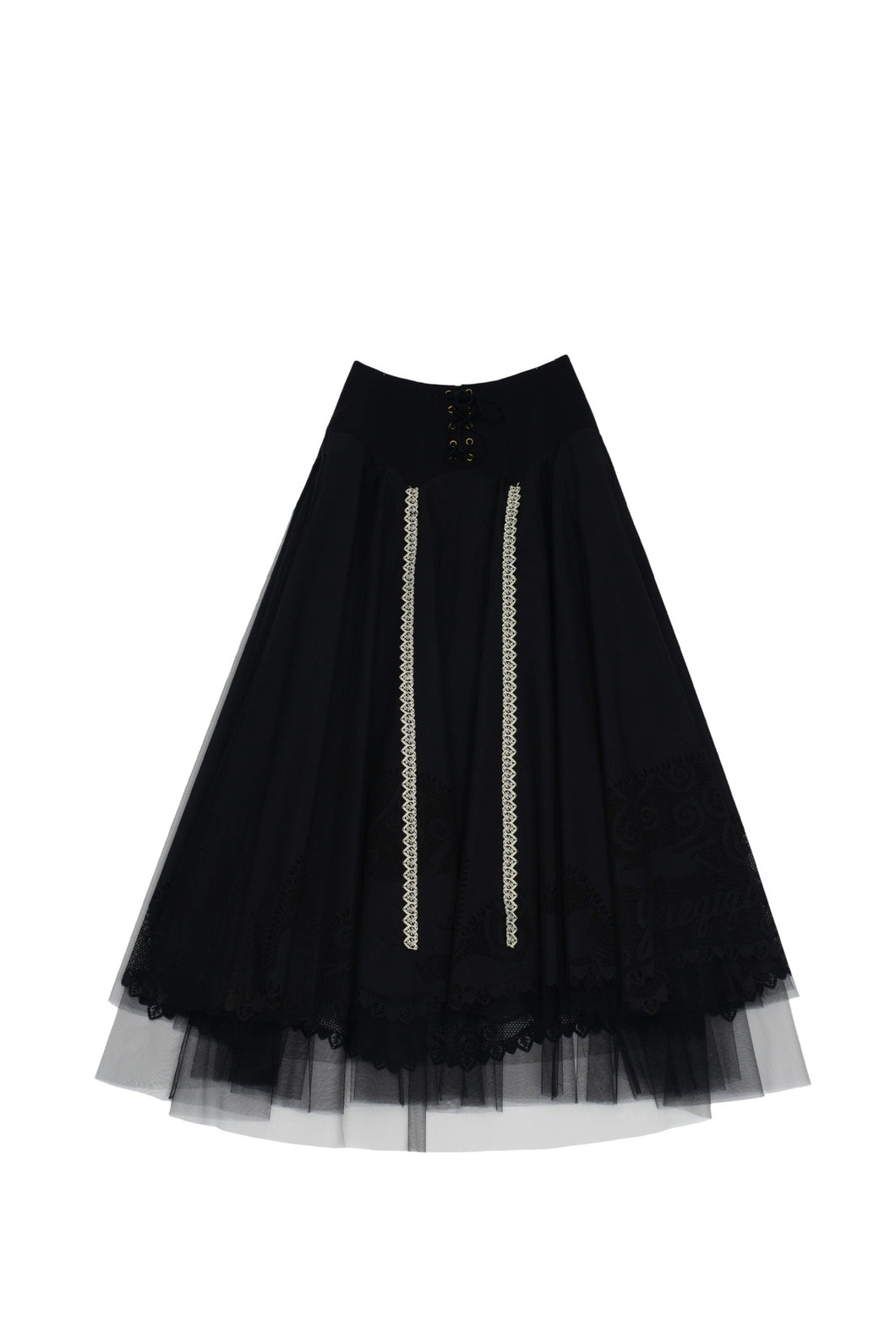 Garter Belt Laser Love Feline Skirt