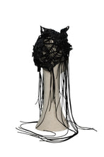 Load image into Gallery viewer, Upcycled Leather Feline Laser Love Headpiece

