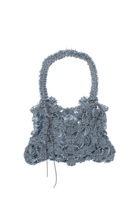 Alcantara Laser Love Persona Bag (Blue)