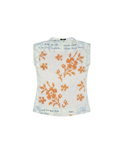 Load image into Gallery viewer, Rust Floral Bead Card Top
