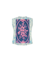 Load image into Gallery viewer, Rose Medallion Bead Card Top
