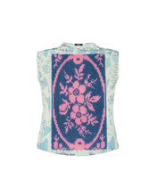 Load image into Gallery viewer, Rose Medallion Bead Card Top
