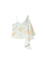 Load image into Gallery viewer, Mint Rosa Heart Scroll Scarf Top
