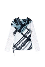 Load image into Gallery viewer, Flocked Lace Hooded Top
