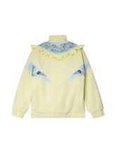 Load image into Gallery viewer, Butter Rosa Lace Panel Track Jacket
