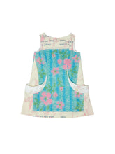 Load image into Gallery viewer, Aqua Pink Rosa Bead Pinafore Dress
