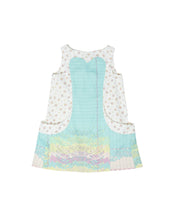 Load image into Gallery viewer, Mint Rosa Letter Paper Pinafore Dress
