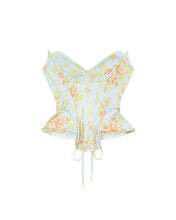 Load image into Gallery viewer, Floral Draped Corset
