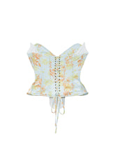 Load image into Gallery viewer, Floral Draped Corset
