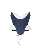 Load image into Gallery viewer, Rosa Embroidered Corset Top
