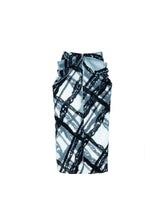 Load image into Gallery viewer, Flocked Lace Draped Skirt

