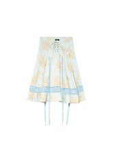 Load image into Gallery viewer, Floral Lace-Up Skirt
