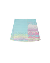Load image into Gallery viewer, Mint Rosa Letter Paper Print Mini Skirt
