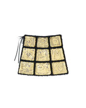 Load image into Gallery viewer, Butter Rosa Stamps Crochet Mini Skirt
